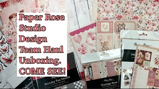 COME SEE- My FIRST Paper Rose Studio Unboxing as a NEW Designer for 2025.