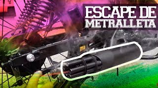 ESCAPE DE AMETRALLADORA A MI MOTO!! | JUCA