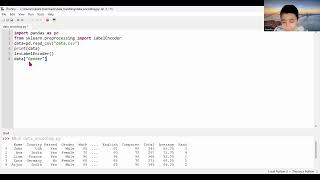 How to do label encoding in python