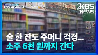 [생활경제] 식당 소주 6천 원 시대? / KBS  2022.02.21.