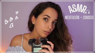 ASMR Meditación guiada CON DOBLE MICRO + Sonidos para dormir ✨ [Resubido de mis directos]