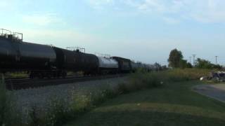 CN 5632 and BCOL 4653 Hustle Through Bourbonnais, IL