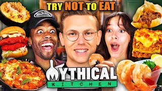 Try Not To Eat - Mythical Kitchen Ft. Mythical Chef Josh!