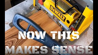 Unboxing and demonstrating a DeWALT DW734 Heavy Duty THICKNESS planer 12 1/2 inch. #Dewalt