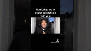 Narcissist are in secret competition with you! #narcissist #narcissistsarejealous