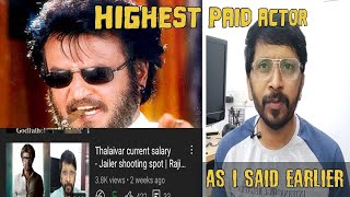 Thalaivar salary nearly 300 crores for 2 films - Once again proved Rajini sir is a Huge Brand