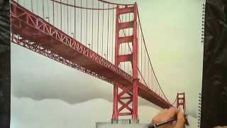Drawing: Golden Gate Bridge