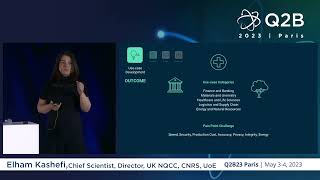 Q2B 2023 Paris | Quantum Application Development - NQCC quantum software lab | Elham Kashefi