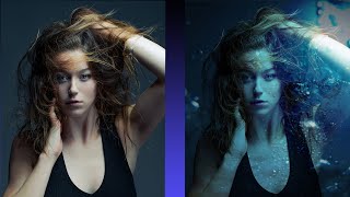 Underwater Effect in Photoshop tutorial || by NATURAL EDIT ||