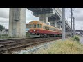 富山地方鉄道立山線　寺田・五百石・岩峅寺・有峰口経由立山行　10030形10033編成（旧京阪色）　電鉄富山〜稲荷町駅間にて