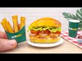 Perfect Miniature SUBWAY SANDWICH Recipe | Homemade Miniature Cooking Food In Tiny Kitchen