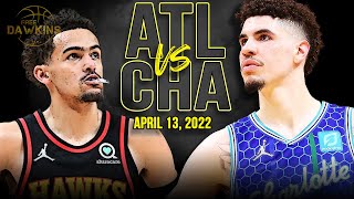 Atlanta Hawks vs Charlotte Hornets Full Game Highlights | NBA Play-In #9-#10 Game | April 13, 2022