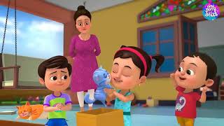 Meow Meow Billi Karti | Kids Poems In Hindi | Hindi Balgeet | म्याऊँ म्याऊँ | Cartoons learning