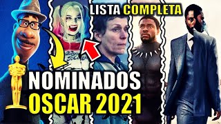 OSCAR 2021 NOMINADOS | Lista COMPLETA de nominaciones a los Premios Óscar | Fecha y categorias