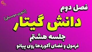 آموزش تئوری موسیقی | فرمول و فضای آکوردها روی پیانو