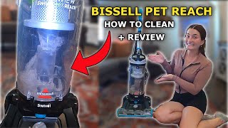 Review & How To Clean BISSELL Pet Reach Vacuum!