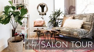 UPDATED Salon Tour 2019 - See the new design changes inside my small studio salon!