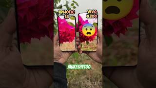 X 200 VS VIVO X200 Camera test #smartphone #iphone #vivo #iphone15 #vivox200 #mukeshyt00 #shorts