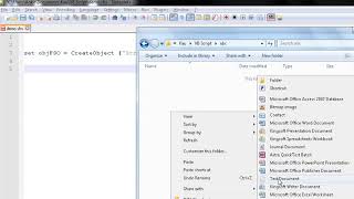 VB Script - File System Object - Working with files