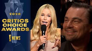 Leonardo DiCaprio Laughs Off Chelsea Handler Yacht Jab | Critics Choice Awards 2026