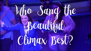 Who Sang the Beautiful from Heathers Climax Best?