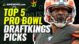DraftKings NFL DFS Top-5 Picks 2022 NFL Pro Bowl Showdown Lineups | Daily Fantasy Fantasy Football