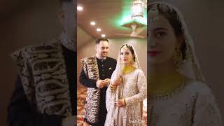Kashmiri singer Waqar khan with his Wife wedding video || Allah bless the couple