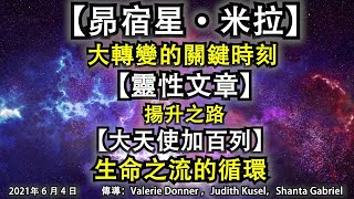 【昴宿星·米拉】《大轉變的關鍵時刻》【靈性文章】《揚升之路》【大天使加百列】《生命之流的循環》