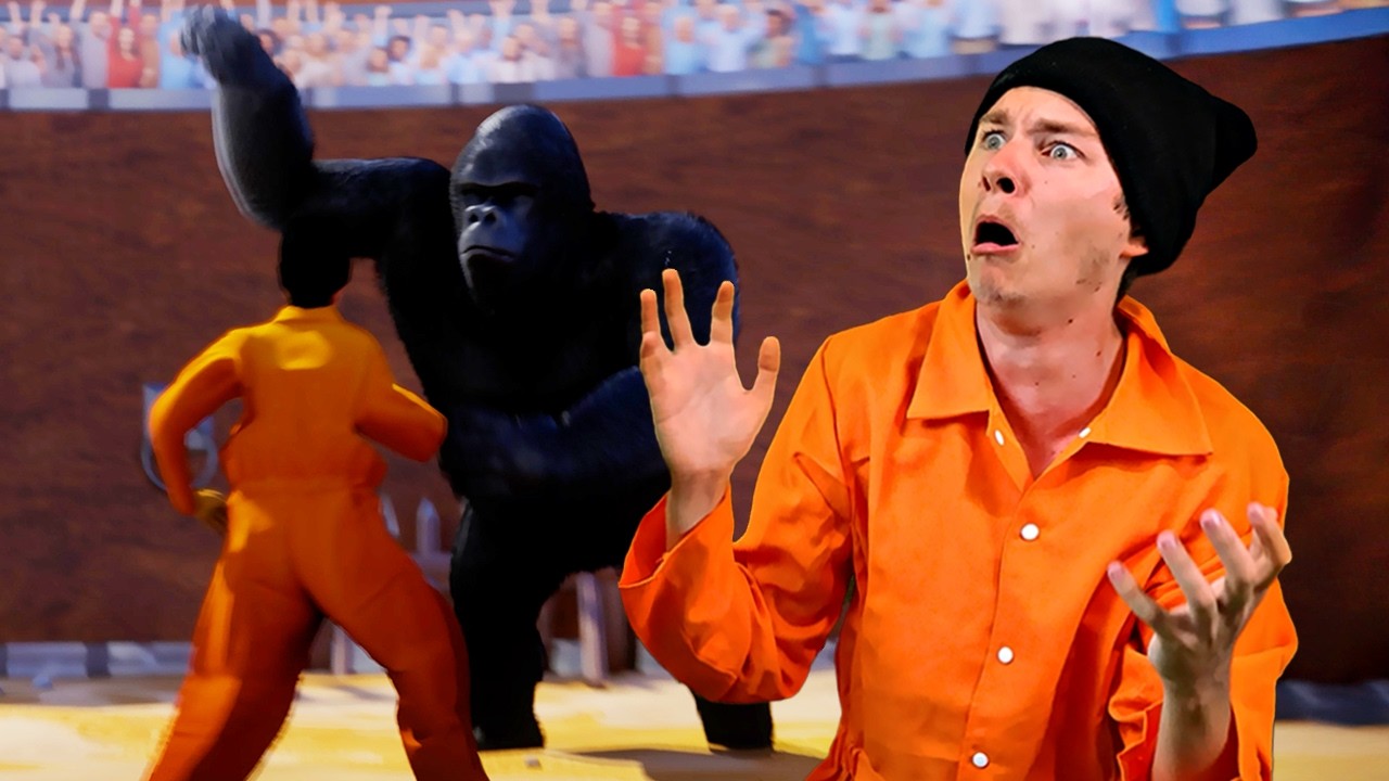 100 Men Vs 1 Gorilla Youtube