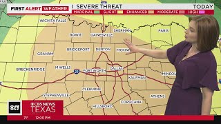 First Alert Weather: Tornadoes possible in North Texas this evening