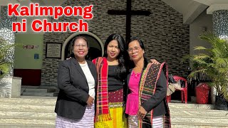 ⛪️ Attended English Worship Sunday Service at Worship Centre Kalimpong with my niece \u0026 daughter