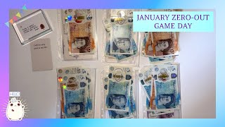 January Zero-Out Game Day | Weekly Cash Stuff | Budgeting | Debt Journey