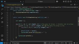Arrays in Java: 3D Irregular / Jagged array