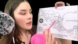 ASMR maestra de geografía 🌎 | roleplay profesora de escuela (susurro - whispering) 👩🏻‍🏫