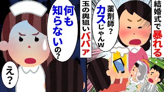 【2ch スカッと】結婚式で大●れした玉の輿ババァの末路。