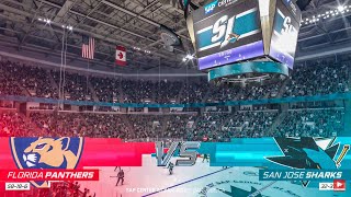 Florida Panthers vs San Jose Sharks 11/3/2022 NHL 23 Gameplay