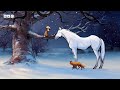 one hour of calming wintry cosiness ❄️ the boy the mole the fox and the horse bbc