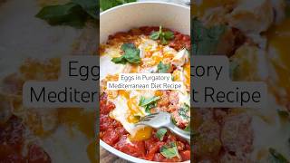 Mediterranean Diet Breakfast Recipe (Eggs in Purgatory!) #shorts #breakfastideas