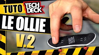 HOW TO OLLIE with a TECH DECK in just 3 minutes | THE EASY WAY - FINGERBOARD