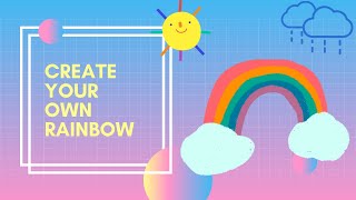 Create Your Own Rainbow - STEM/Summer activity/Science Experiment with Explanation to do it at home