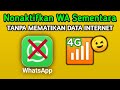 Cara Menonaktifkan Whatsapp Sementara Tanpa Mematikan Data Internet