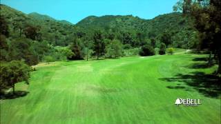 DeBell Golf Course Burbank Ca, Aerial Flyover - Hole 5