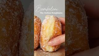 Bomboloni - The Italian Doughnuts #doughnut #italianfood