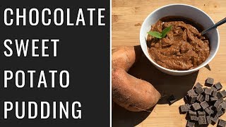 Chocolate Sweet Potato Pudding (Vegan, Oil Free)