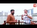 cm revanth reddy boat ride trip on singapore river revanth reddy singapore tour yoyo tv