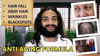 ANTI AGING FORMULA: HAIRFALL, WRINKLES, FINELINES, DARKCIRCLES \u0026 BLACKSPOTS ETC BY NITYANANDAM SHREE