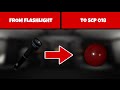 how to create scp 018 from flashlight