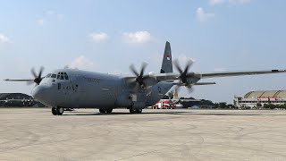 Momen Kedatangan Pesawat Ketiga Super Hercules C-130J