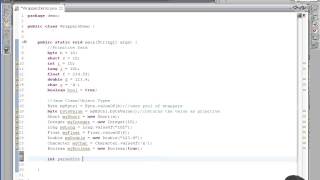 Advanced Java tutorial - Wrapper Classes