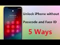 [5 Ways] How to Unlock Any iPhone without Passcode or Face ID 2023 | Forgot iPhone Passcode